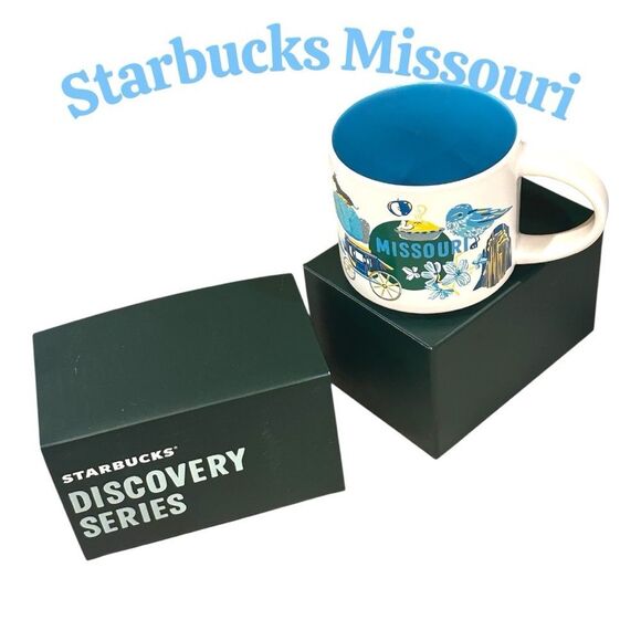 Starbucks Missouri Discovery Series Ceramic Coffee Mug Cup NIB - Picture 1 of 11